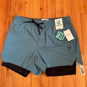 PARTY BOY 4” PICKLE BALLER   SHORTS SIZE M (a4)